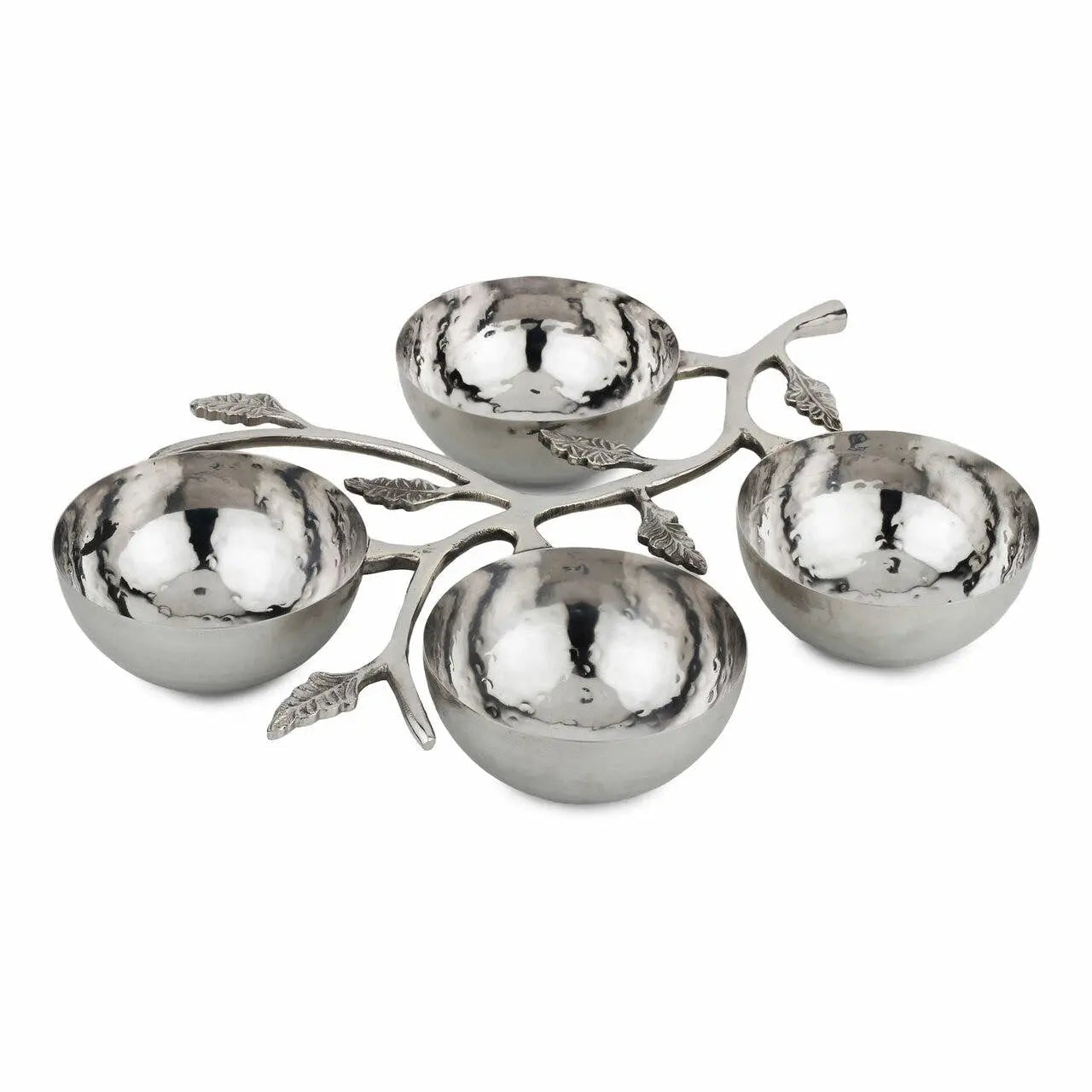 Hammered Leaf Nut Bowl - mosswell.us
