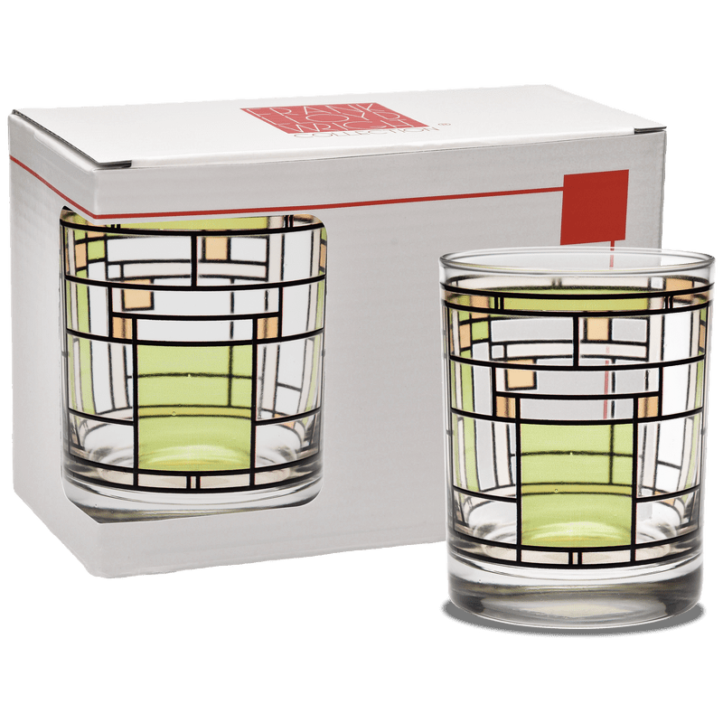 Oak Park Green DOF Glasses - Set of 2 - mosswell.us