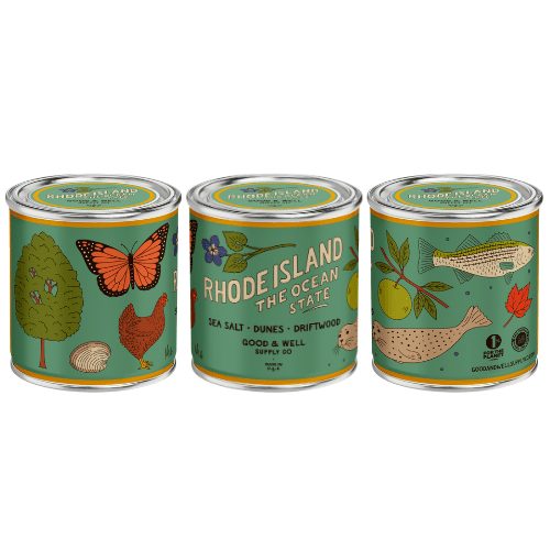 Rhode Island State Candle - mosswell.us