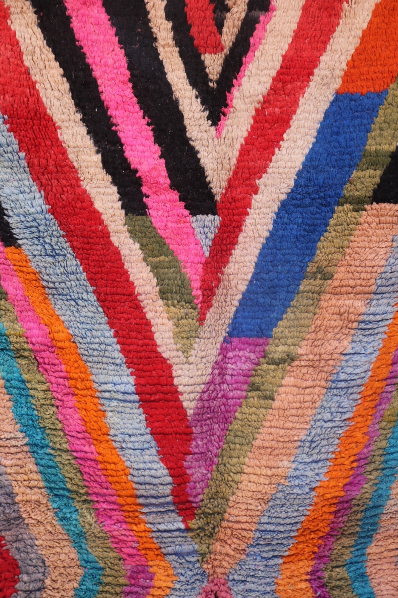 The Anir Rug – Handmade Moroccan Wool - Cat Rodeo