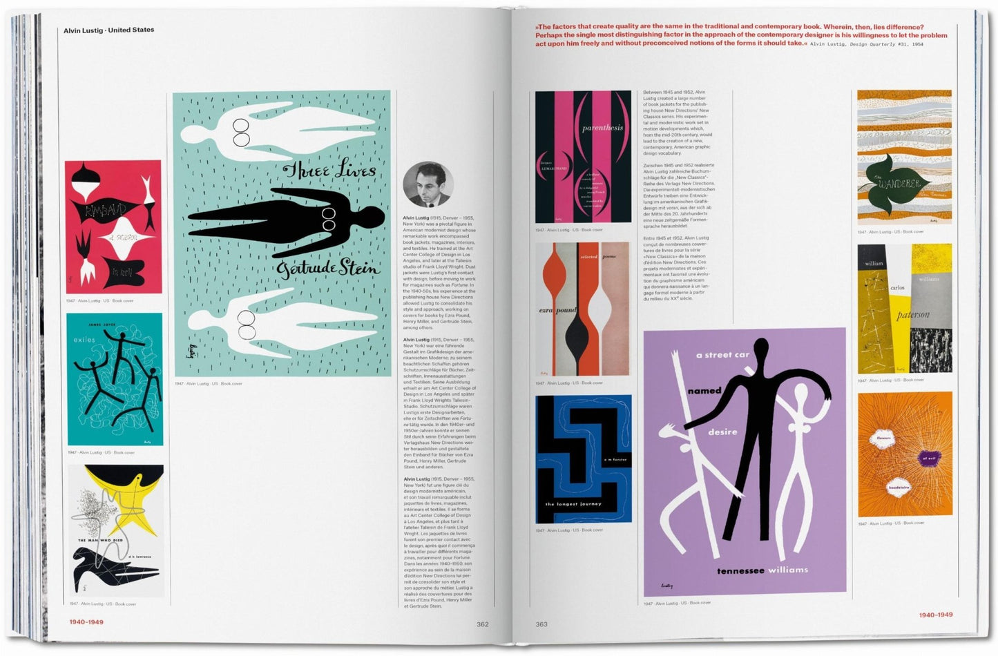 The History of Graphic Design. Vol. 1. 1890–1959 (German, French, English) - mosswell.us