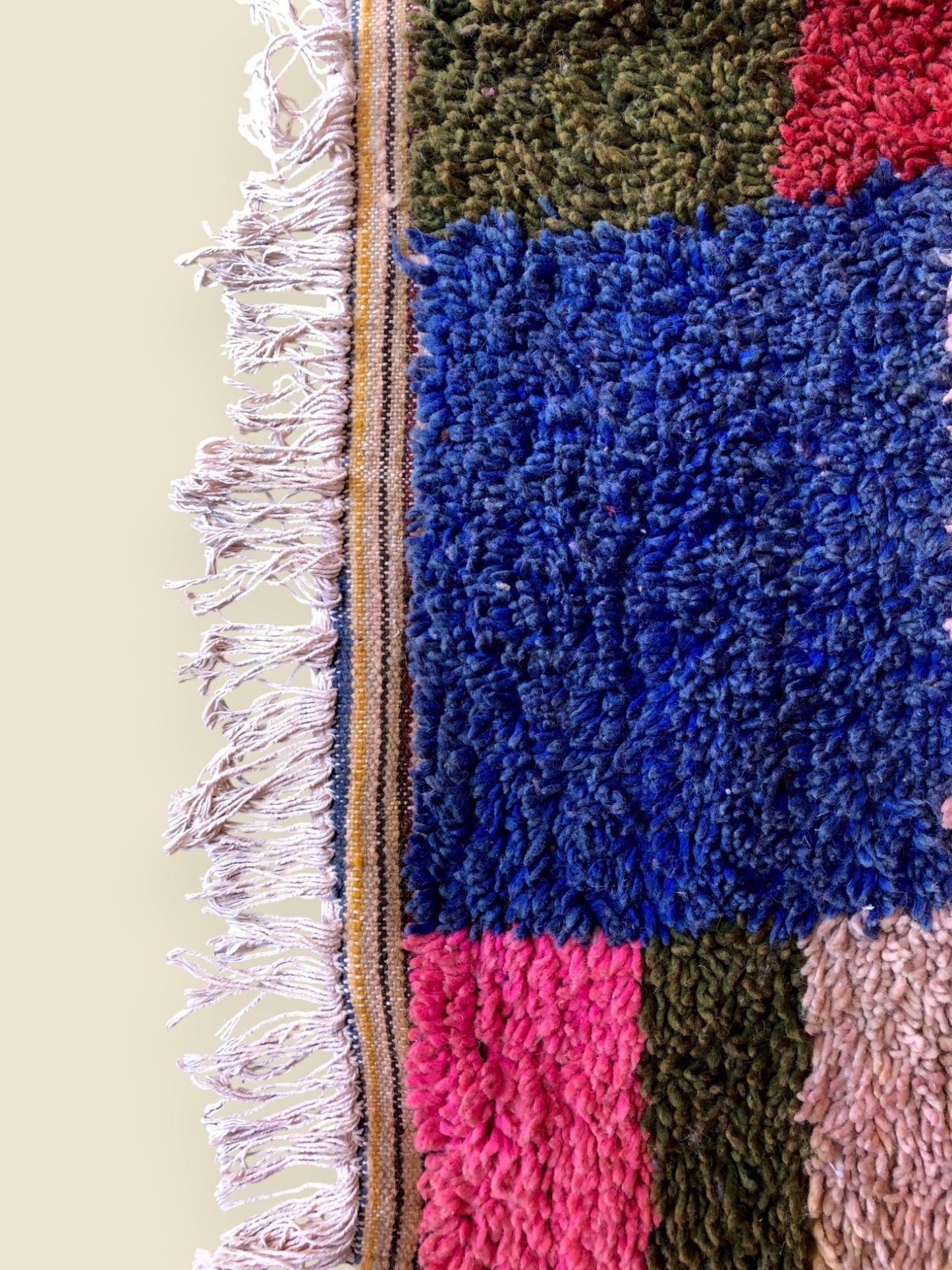 The Tassadit Rug - Handwoven Moroccan Wool - Cat Rodeo