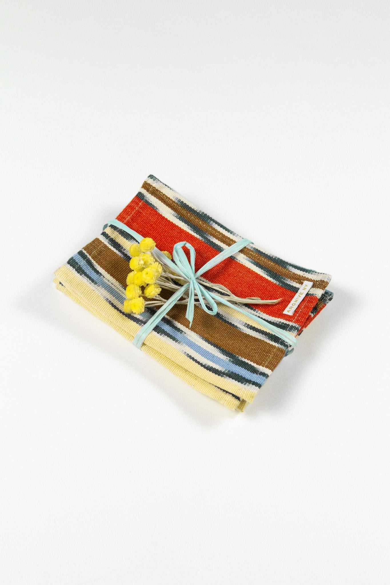 Xela Multi Jaspe Cocktail Napkins Set of 4 - mosswell.us
