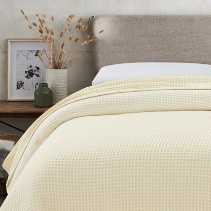 100% Merino Wool Waffle Weave Blanket - mosswell.us