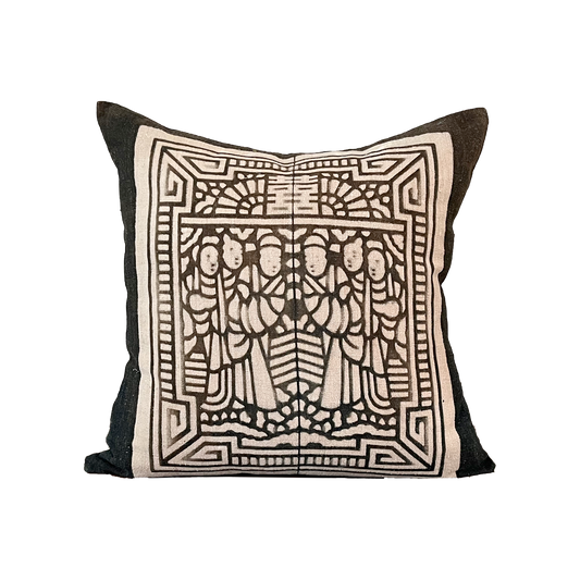 Vintage Fabric Pillow #T.1043
