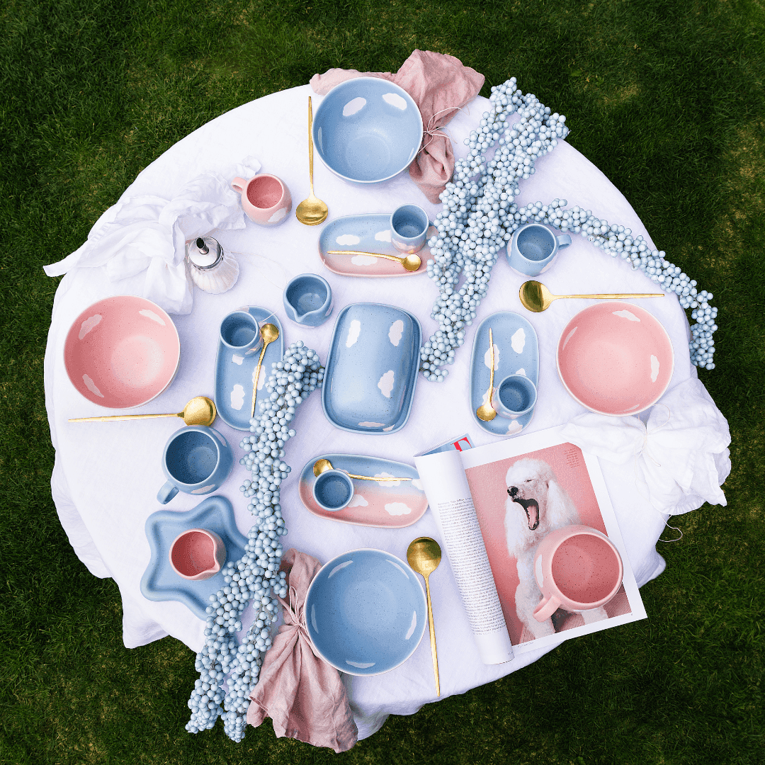 Espresso Cup stoneware ceramic — Cloud Sunset Collection