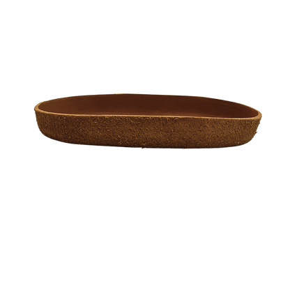Leather Valet Tray: Oval