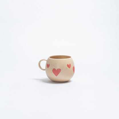 Hearts Stoneware ceramic Mug 17oz / 500ml —  Limited Edition