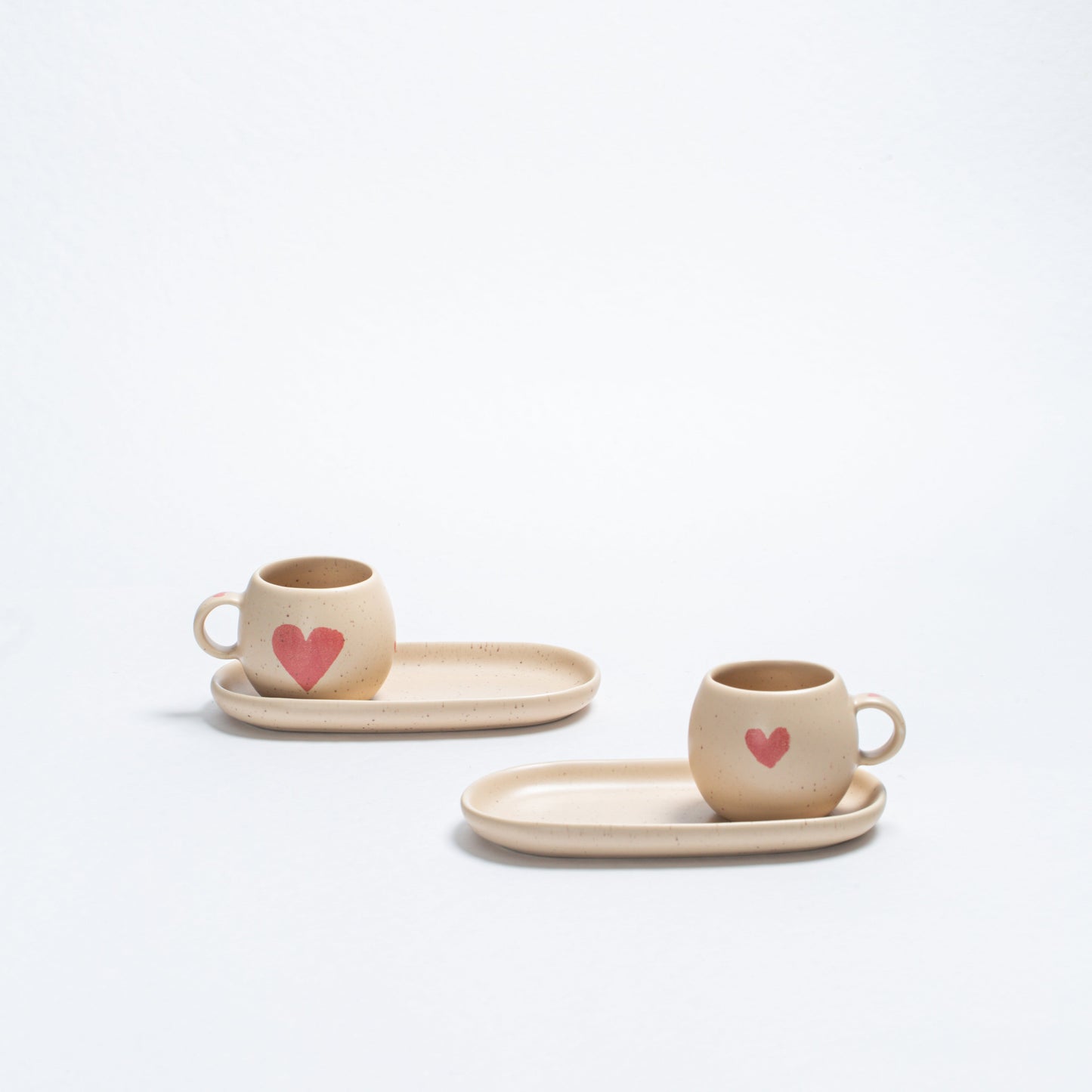 Hearts Stoneware ceramic Mug 17oz / 500ml —  Limited Edition