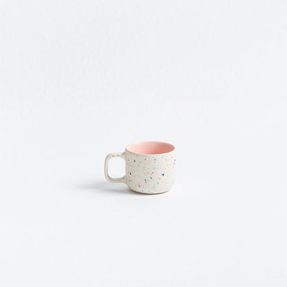 Set of 4 Colors Espresso Mugs stoneware ceramic — Breeze Party Out