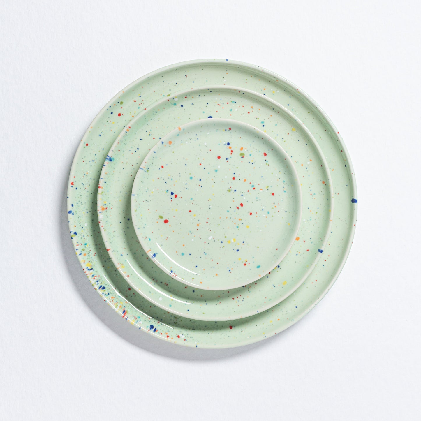 Set of 30 Colors stoneware ceramic Dinnerware — Party Collection