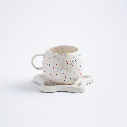White Ball Mug 17oz / 500ml stoneware ceramic — Party Collection
