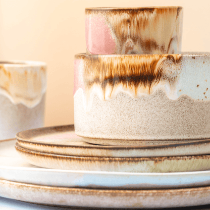 Bowl 5.1" stoneware ceramic — Melting Ice Cream Collection