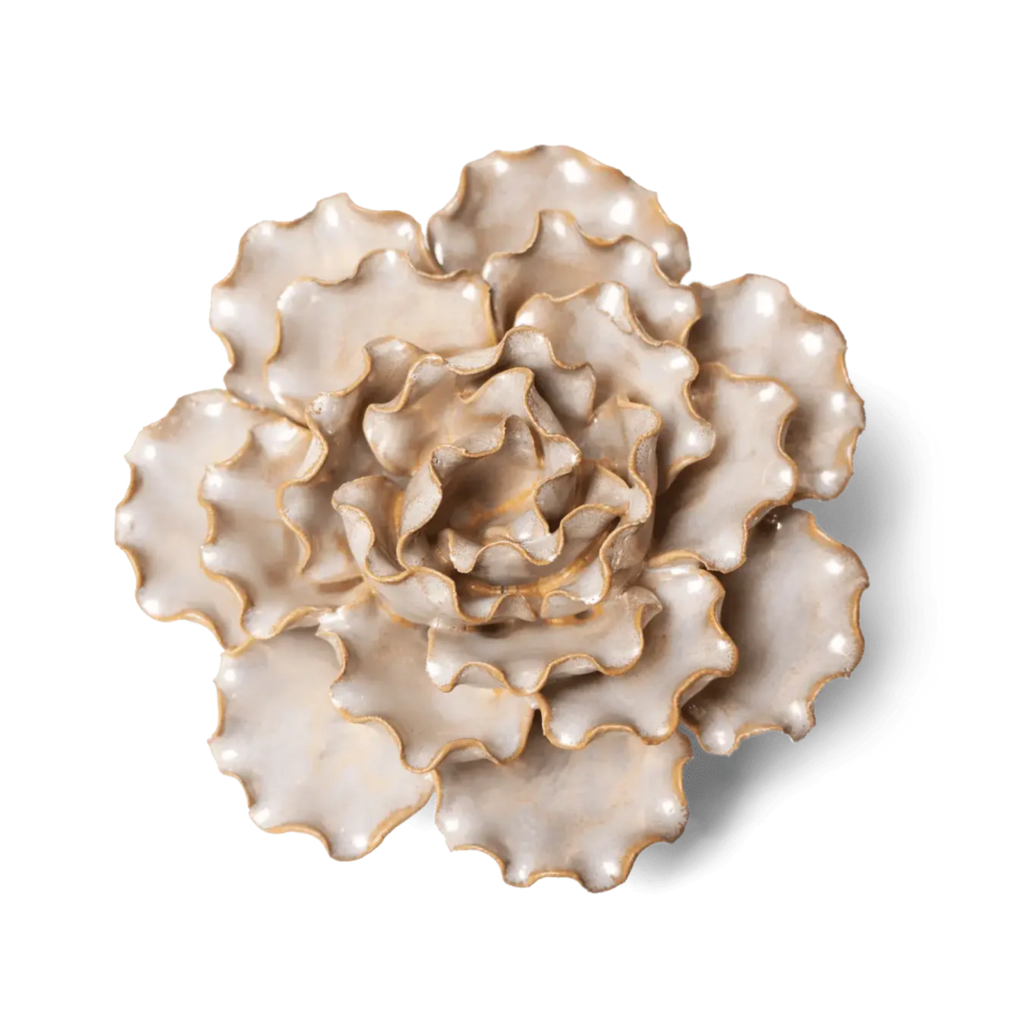 Ceramic Flower Wall Art Lettuce Pearl 6: Sea Lettuce Large Pearl
