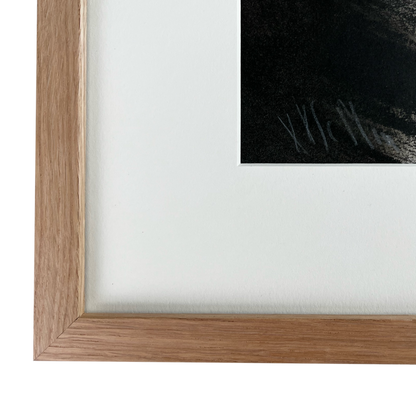Black & White Abstract Landscape