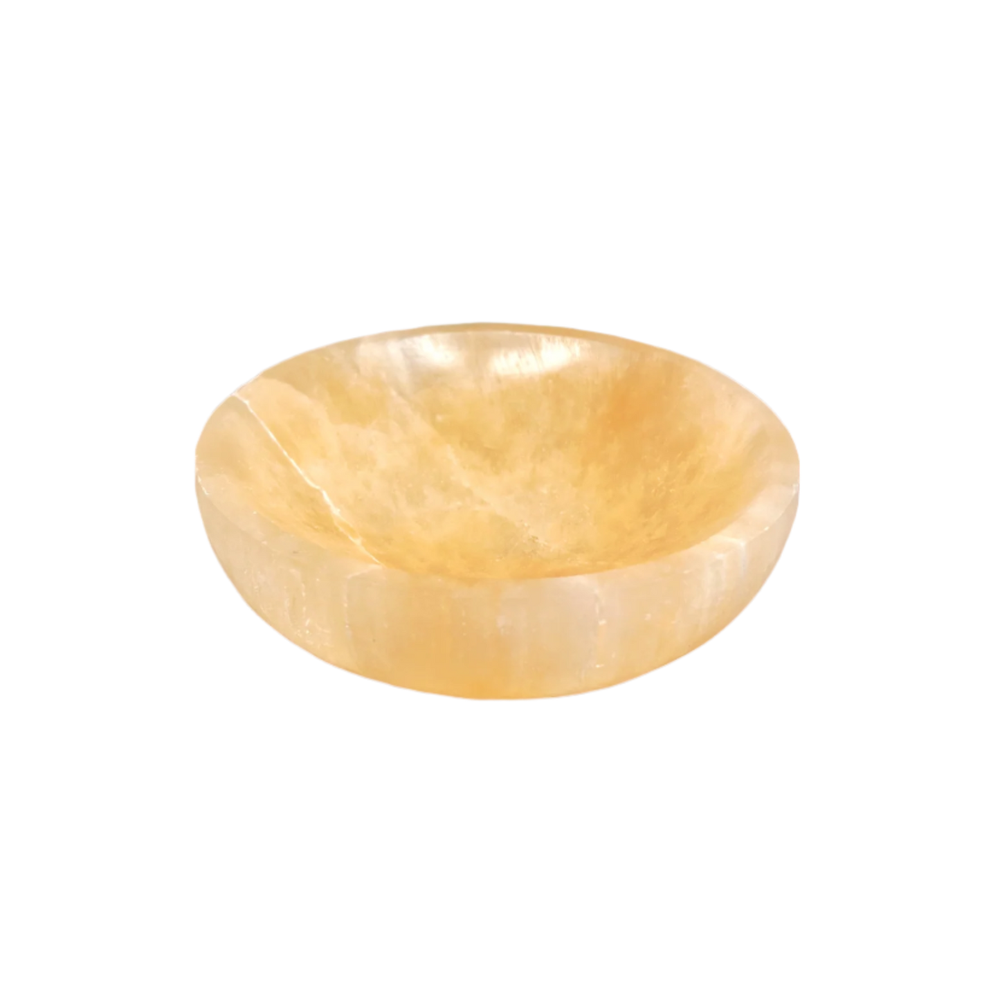 Petite Orange Selenite Bowl