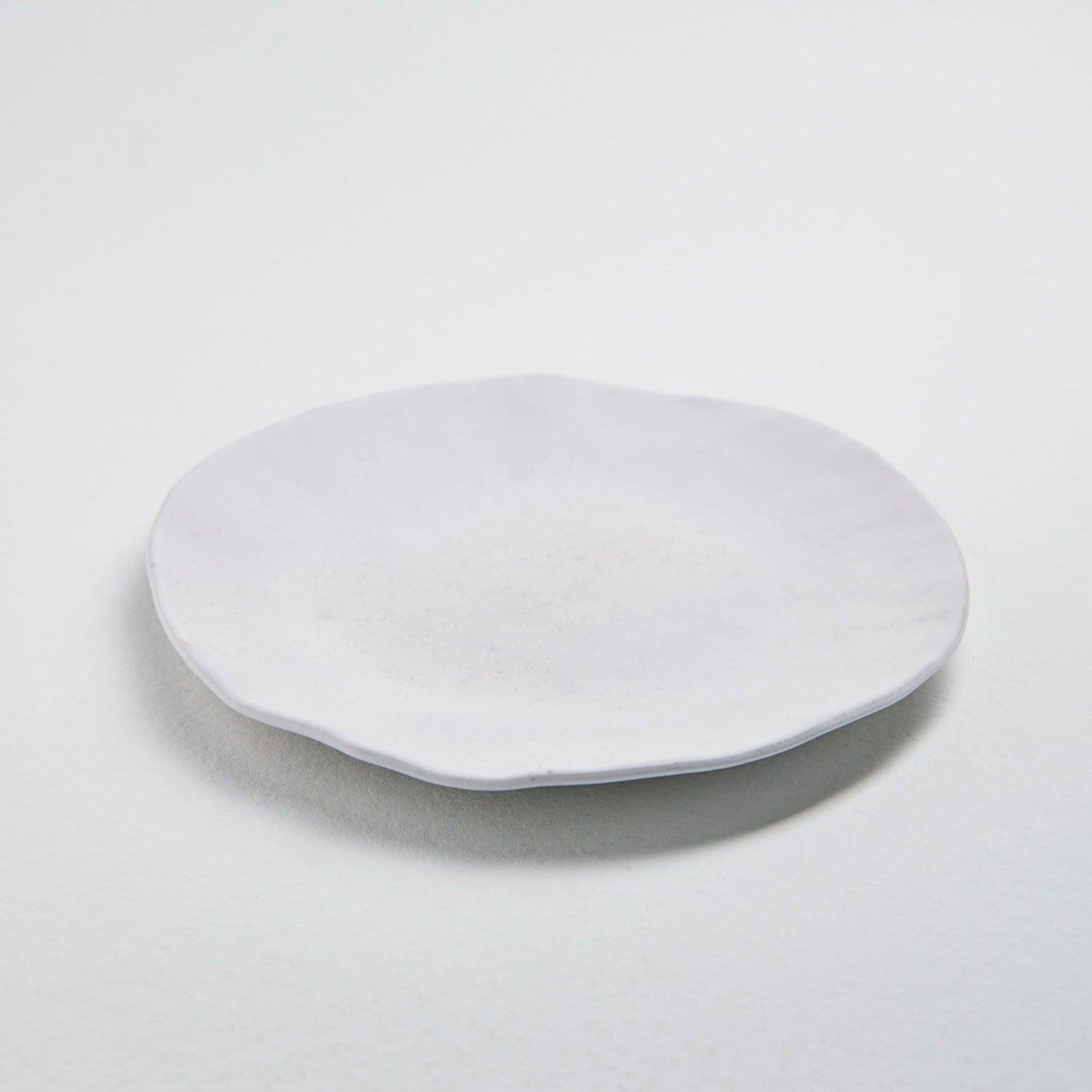 Set of 16 White stoneware ceramic Dinnerware — Pure Collection