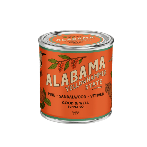 Alabama State Candle - mosswell.us