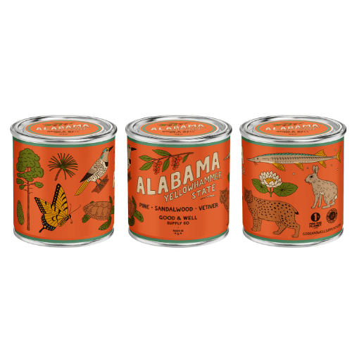 Alabama State Candle - mosswell.us