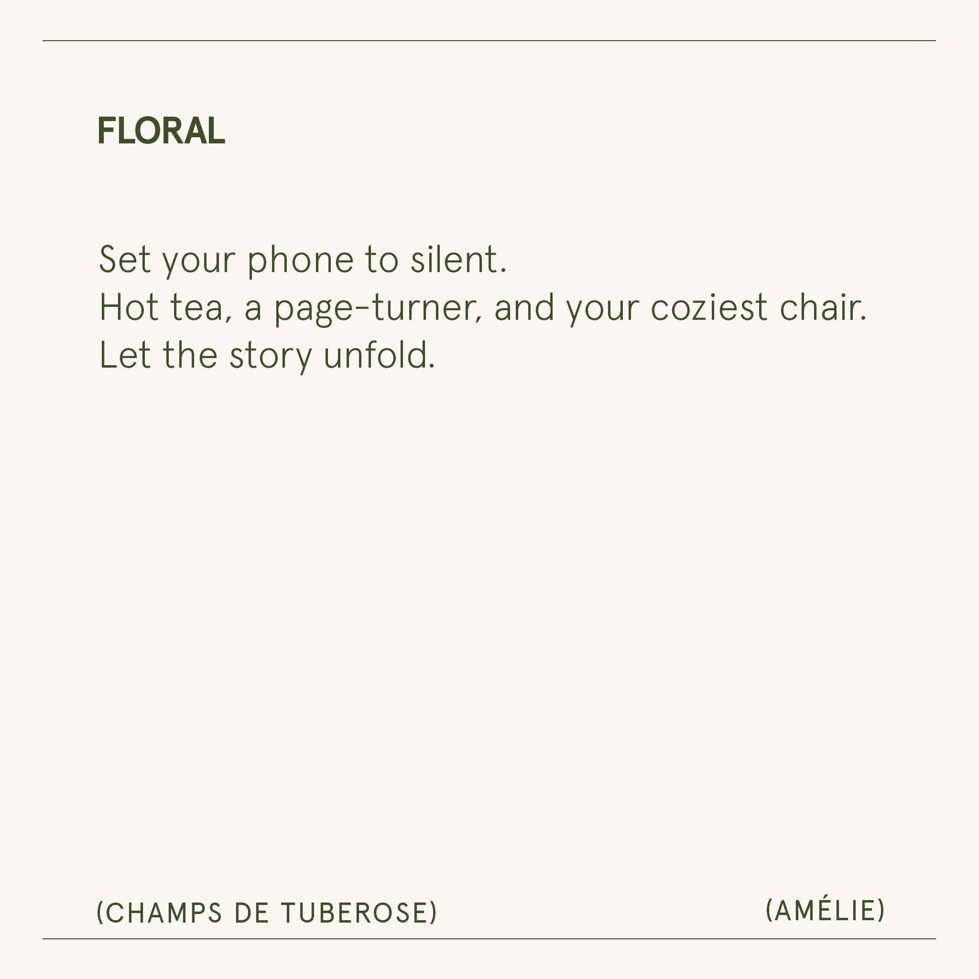 Amélie – Champs de Tuberose Candle - mosswell.us