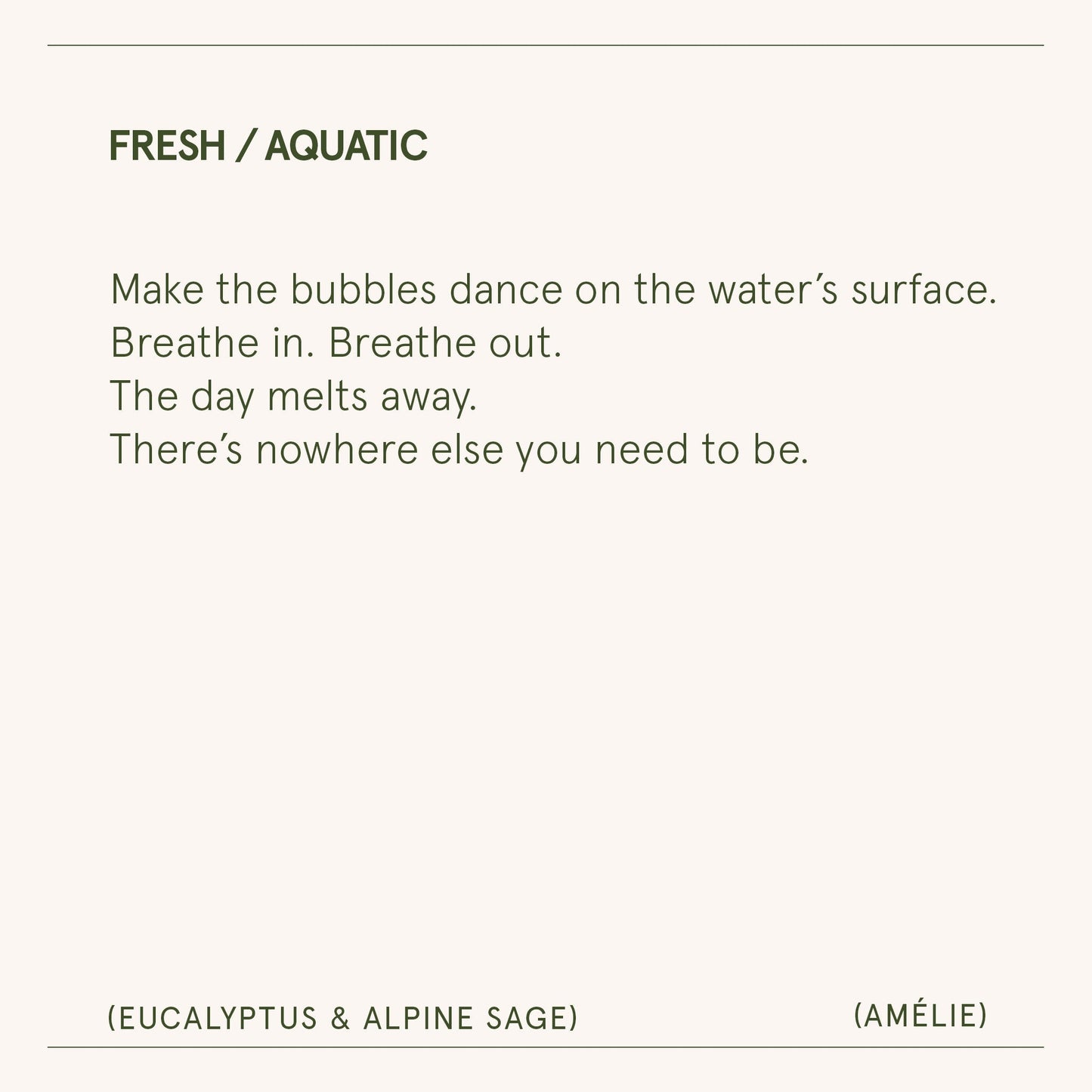 Amélie – Eucalyptus & Alpine Sage Candle - mosswell.us