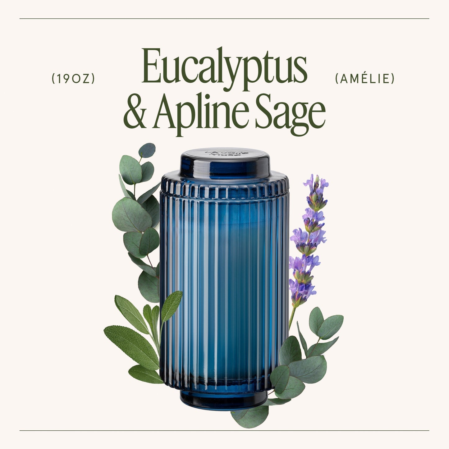 Amélie – Eucalyptus & Alpine Sage Candle - mosswell.us