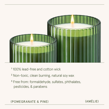 Amélie – Pomegranate & Pine Candle - mosswell.us