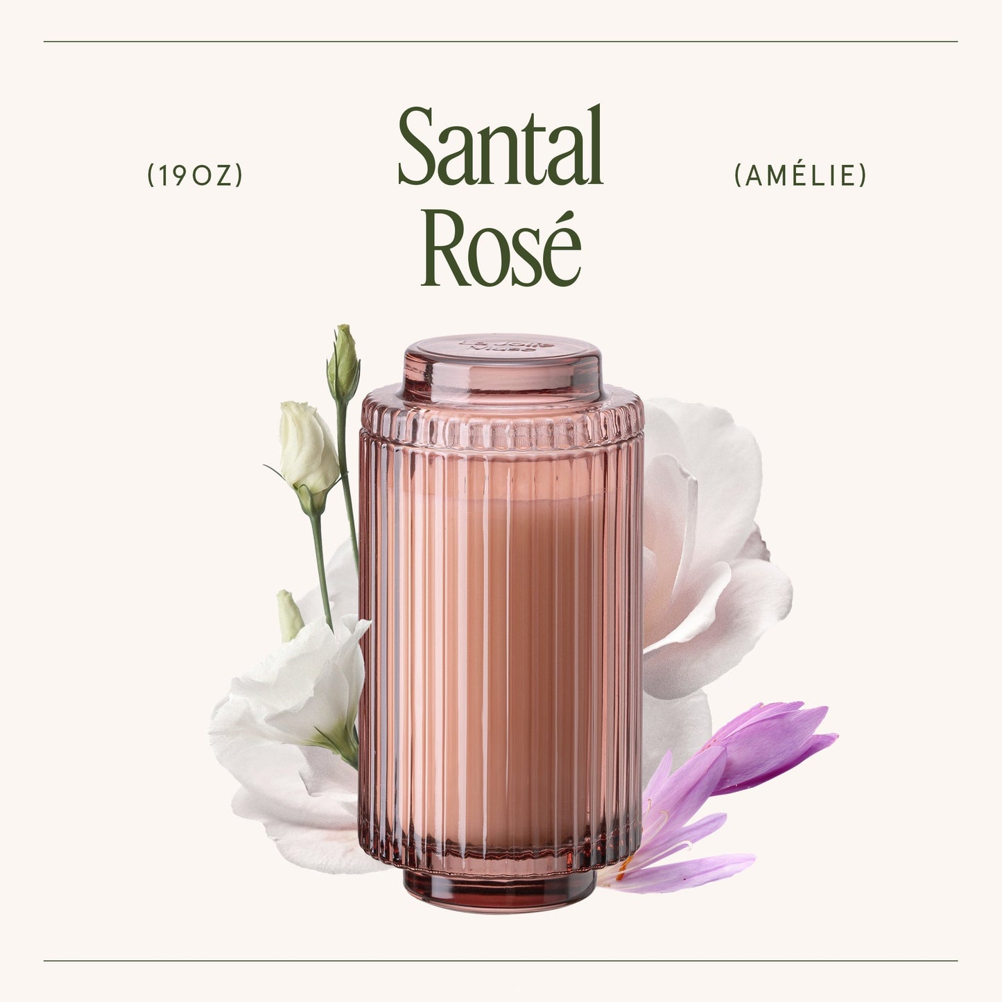 Amélie – Santal Rosé Candle - mosswell.us