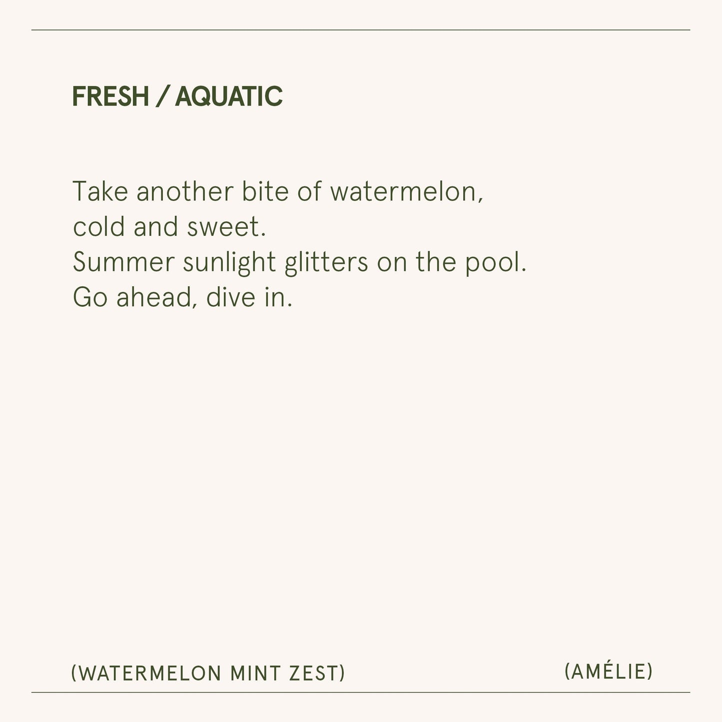 Amélie – Watermelon Mint Zest Candle - mosswell.us