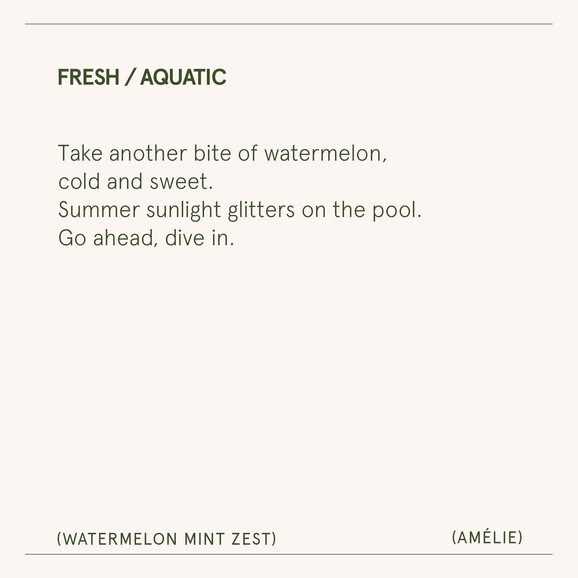 Amélie – Watermelon Mint Zest Candle - mosswell.us