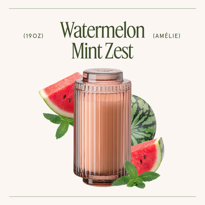 Amélie – Watermelon Mint Zest Candle - mosswell.us