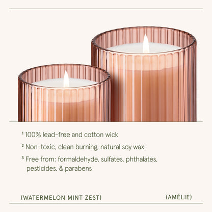 Amélie – Watermelon Mint Zest Candle - mosswell.us