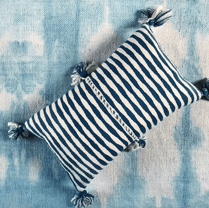 Antigua Pillow - Dark Teal Blue - mosswell.us