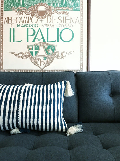 Antigua Pillow - Dark Teal Blue - mosswell.us
