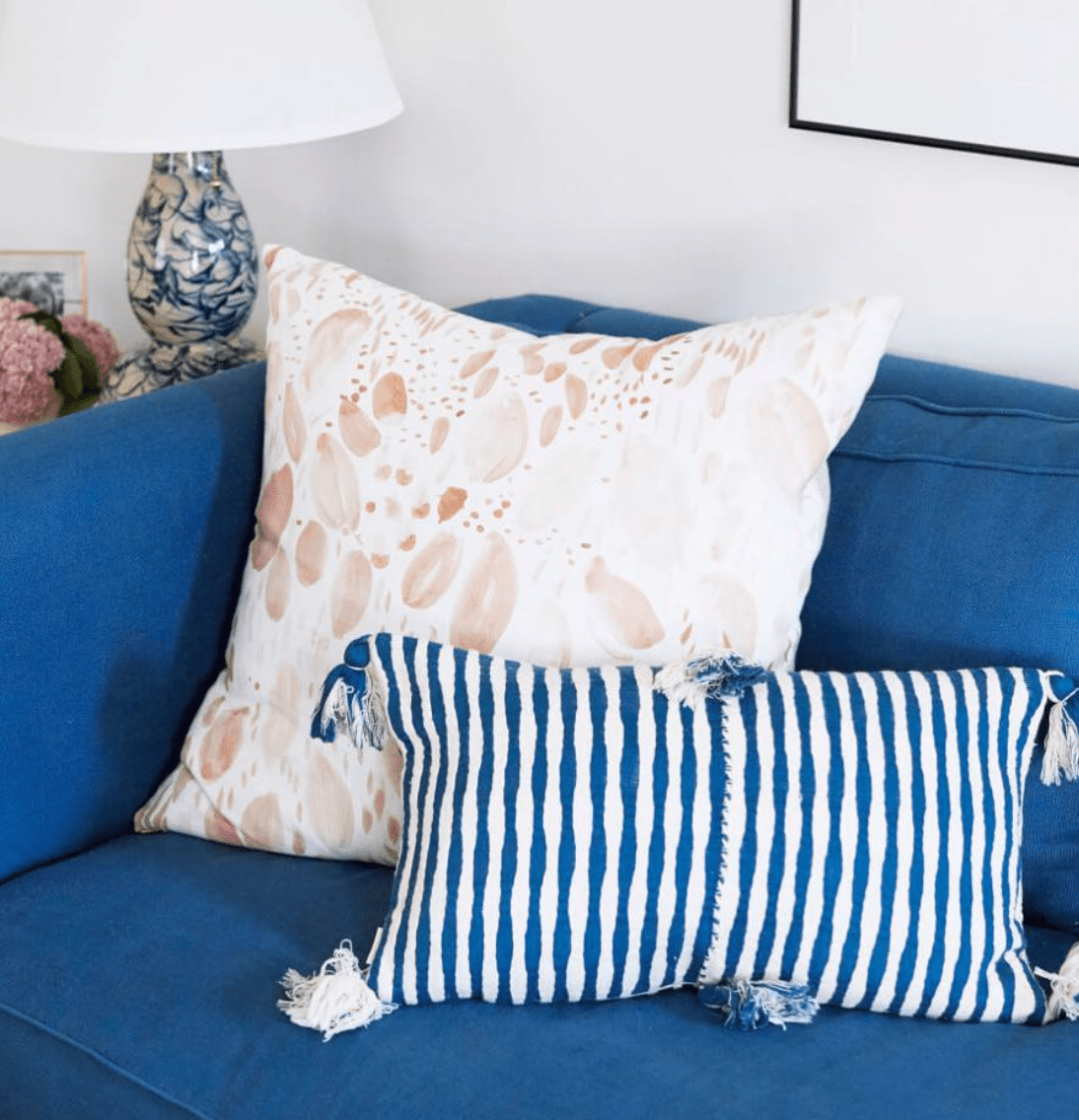 Antigua Pillow - Dark Teal Blue - mosswell.us