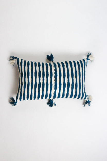 Antigua Pillow - Dark Teal Blue - mosswell.us