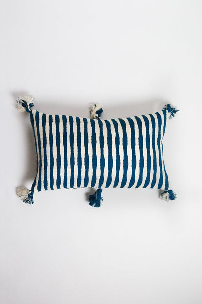 Antigua Pillow - Dark Teal Blue - mosswell.us