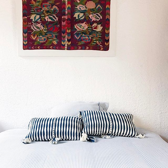 Antigua Pillow - Dark Teal Blue - mosswell.us