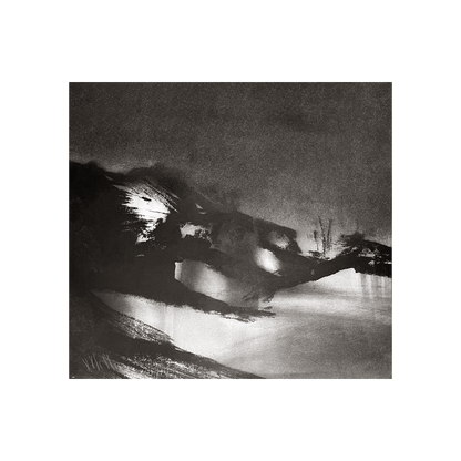 Black & White Abstract Landscape