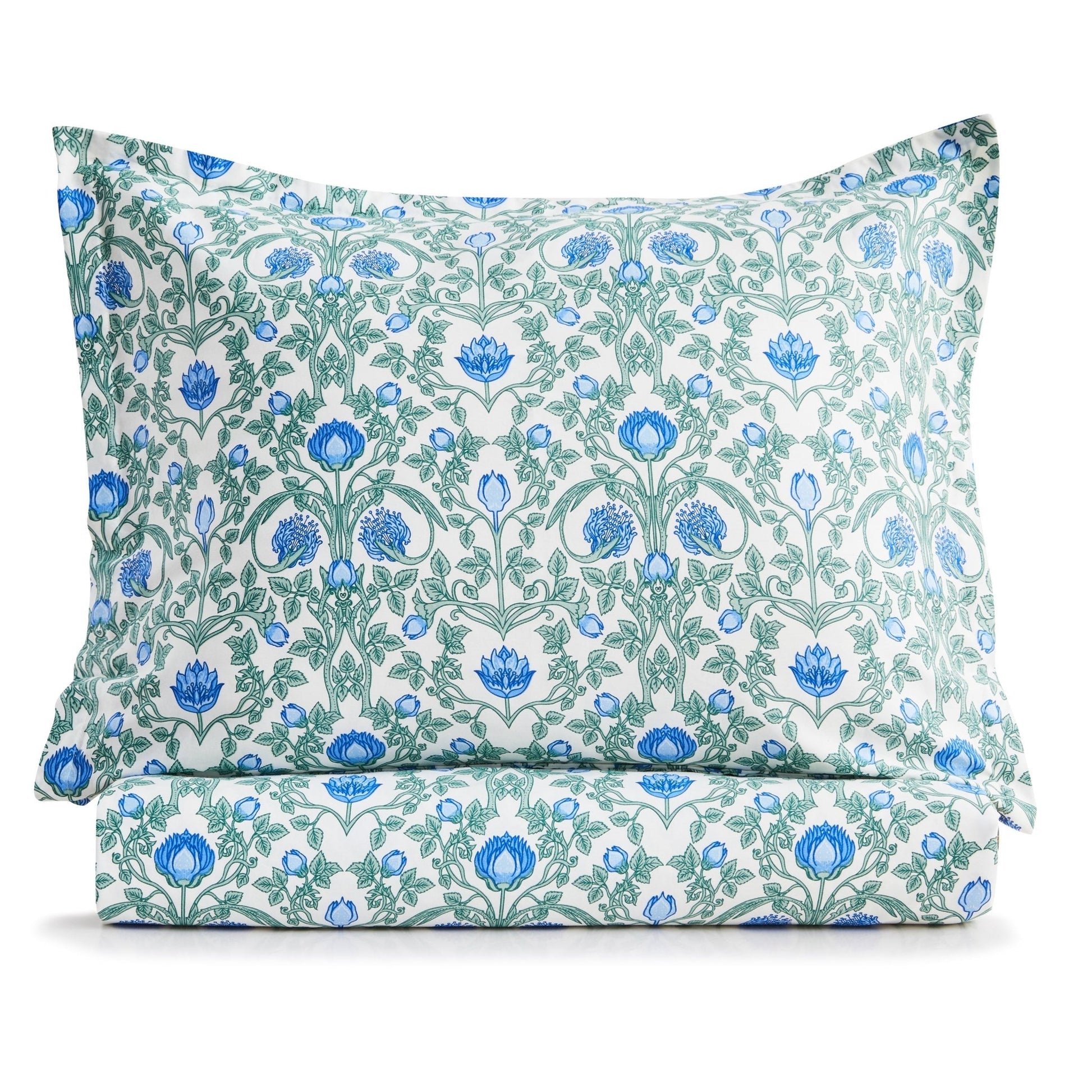 Arts & Crafts Floral Printed Duvet Set - mosswell.us
