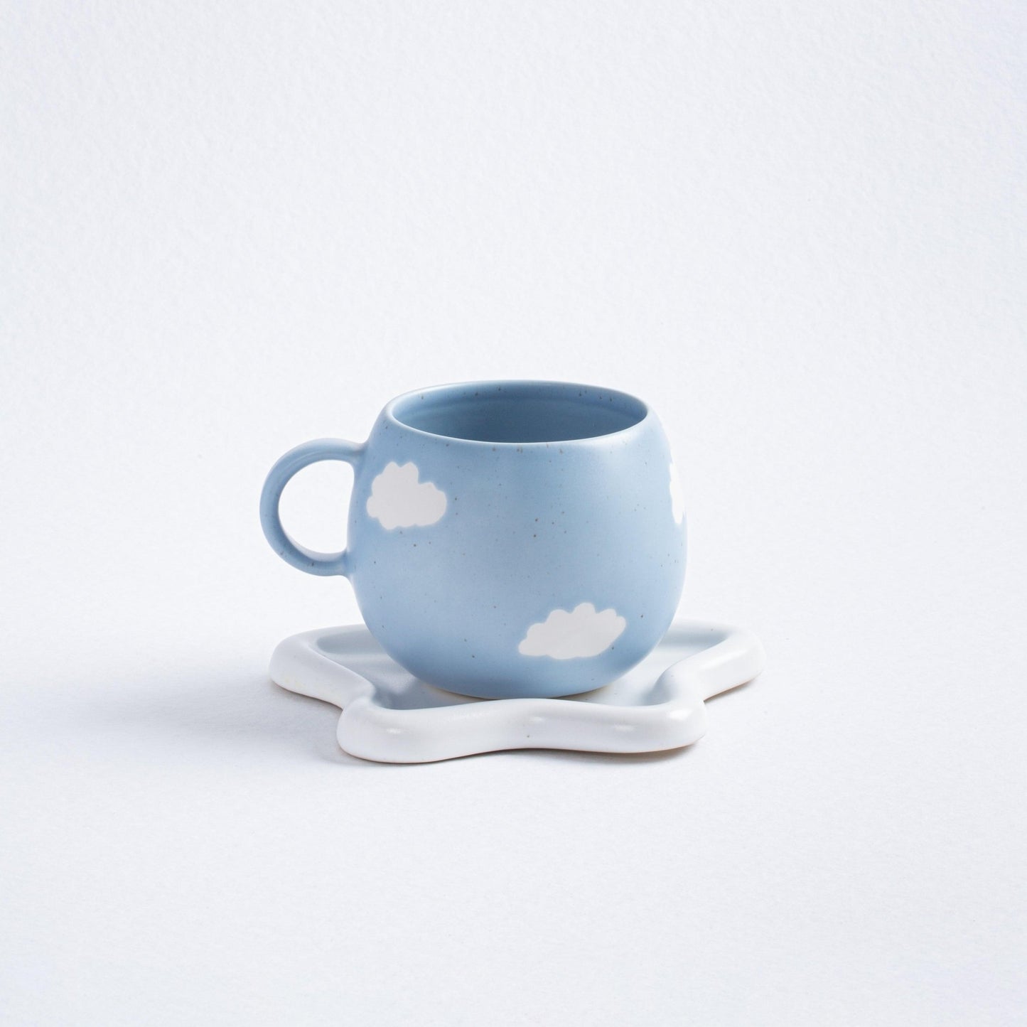 Blue Ball Mug 8.5oz / 250ml stoneware ceramic — Cloud Collection - mosswell.us