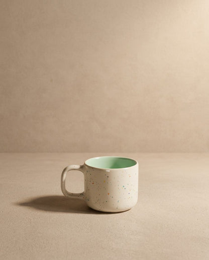Set of 4 Colors Espresso Mugs stoneware ceramic — Breeze Party Out