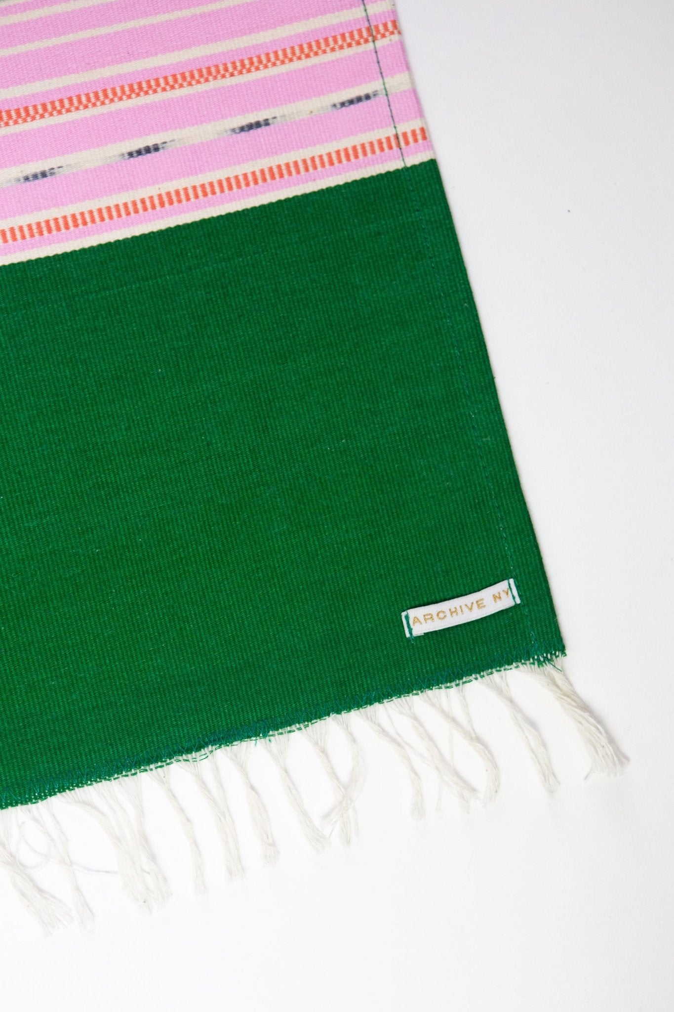 Cantel Runner - Grass & Pink - mosswell.us