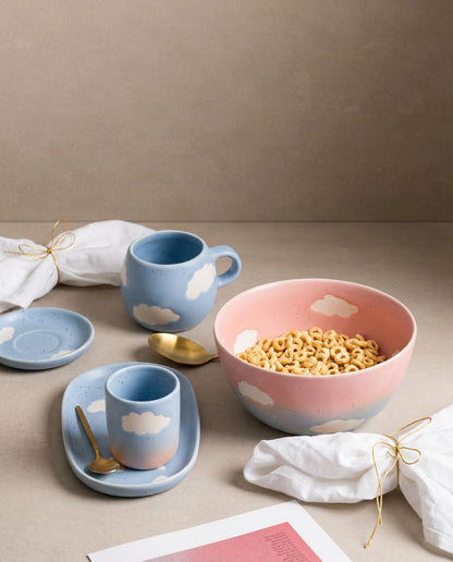 Espresso Cup stoneware ceramic — Cloud Sunset Collection