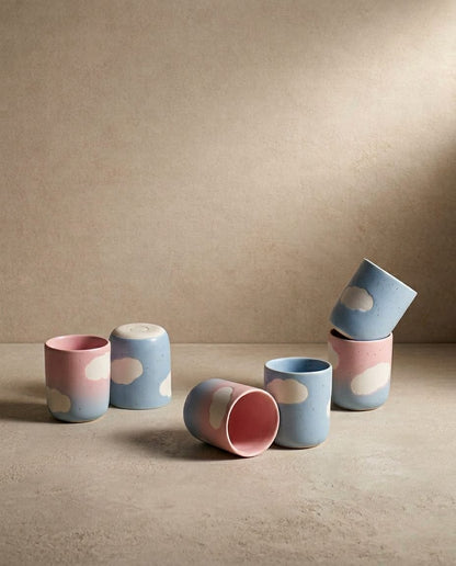 Espresso Cup stoneware ceramic — Cloud Sunset Collection