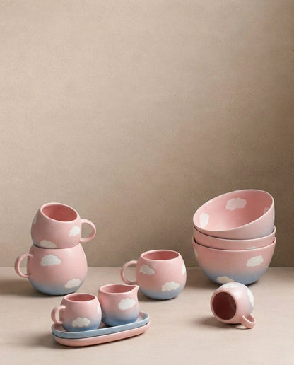 Espresso Cup stoneware ceramic — Cloud Sunset Collection