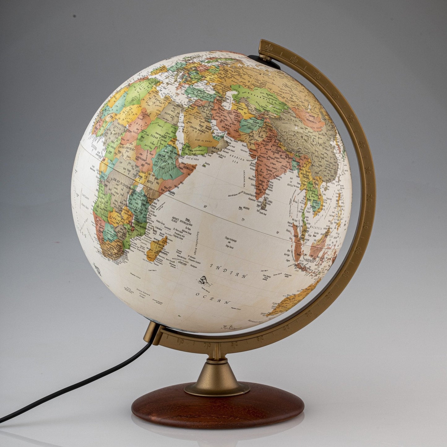 Colombo Raised Relief Globe - mosswell.us