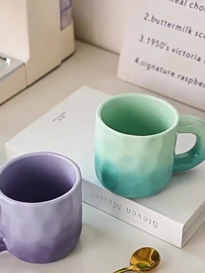 Gradient Color Ceramic Mugs - mosswell.us