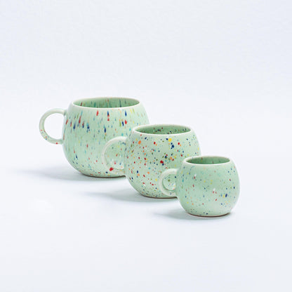Green Ball Mug 17oz / 500ml stoneware ceramic — Party Collection - mosswell.us