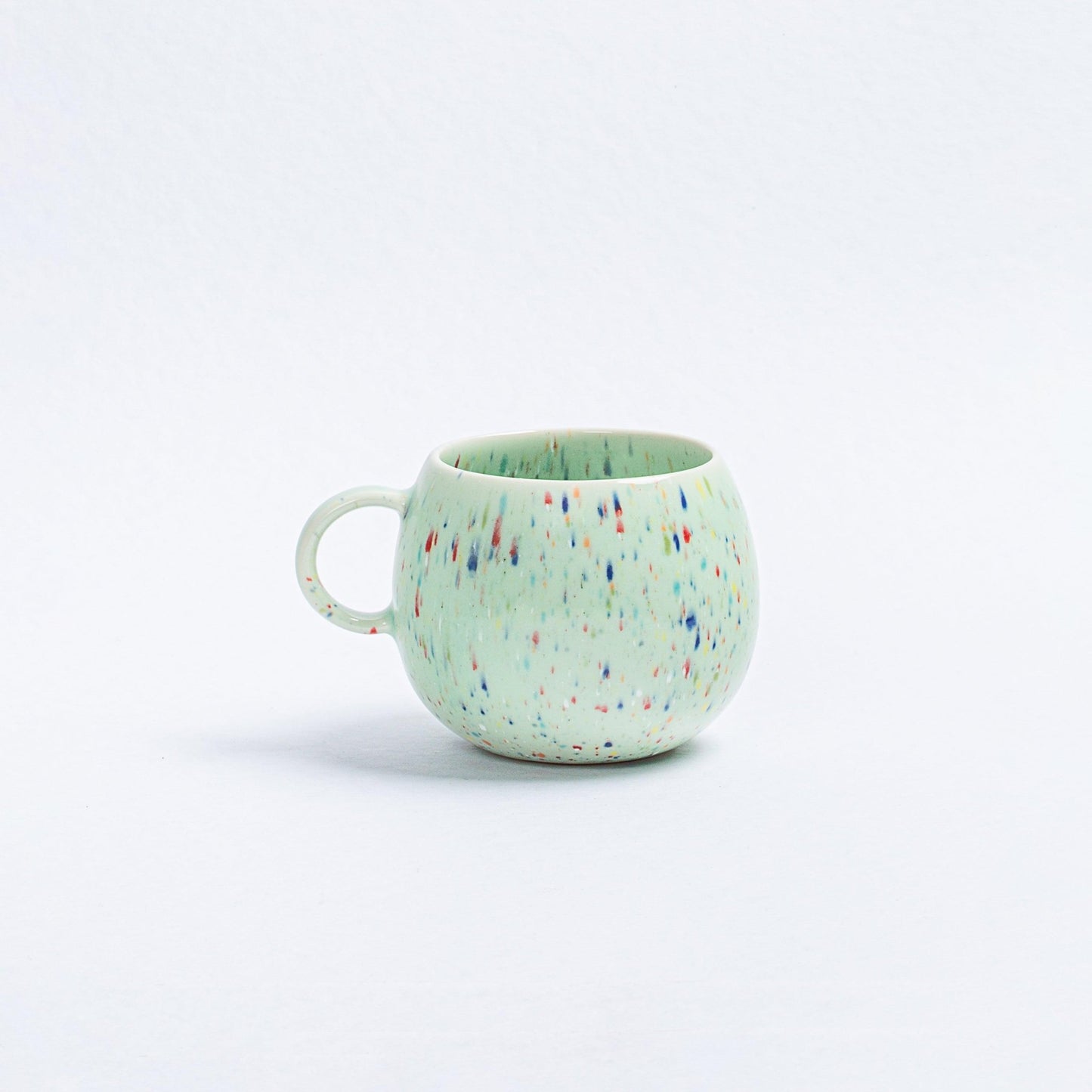 Green Ball Mug 17oz / 500ml stoneware ceramic — Party Collection - mosswell.us